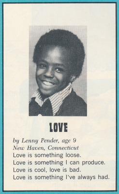publiccollectors: A poem by Lenny Pender from the March, 1977 issue of Ebony Jr. magazine. 