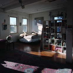 I wouldn’t mind living like this, a small little place that over looks the city. I could play records, drink tea, paint on Sundays, read books sprawled out on the ground and romance men way out of my league. That’d be nice. 