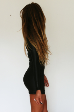 Visualcocaine:  Damn…That Hair..that Tan…That Ass…That Dress. Its All Crazy.