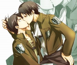 ereri-is-in-the-air:       Original:  ❀  by  一之瀬  [with permission from artist to repost their artwork] ~ [unauthorized reproduction is prohibited!!]   Please do not edit or remove the source :)        