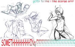 SUP INNERNET these are my first porn draws from like, 9 months ago.  gettin&rsquo; nostalgic all up ins  :&rsquo;&gt;