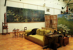  The waterlily studio at Claude Monet’s home at Giverny. 