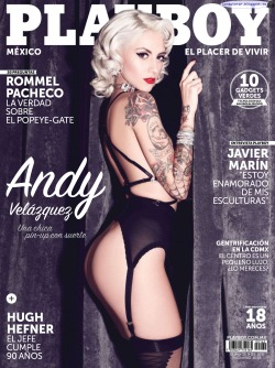   Andy Velazquez - Playboy Mexico 2016 Abril (59 Fotos HQ)Andy Velazquez desnuda en la revista Playboy Mexico 2016 Abril. Andy VelÃ¡zquez tiene 24 aÃ±os pero vive atrapada en los 50&rsquo;s, es la expareja de Vince Monster de los â€œRebel Catsâ€, grupo