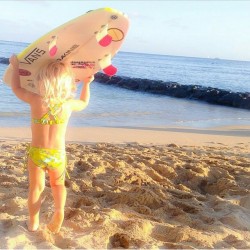 boardbunniez:  @instagr0ms hitting the beach :D Follow this amazing little girl’s story as she battles cancer. Stay strong Mackenzie!  #Boardbunniez  #BBwater #BBsurf #Surfing #Surf #Surfer #Surfergirl #Surfgirls #BoardOn :D