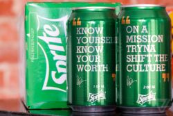 flawlessxqueen:  king-emare:  babeobaggins:  theverge:  Sprite is introducing a new line of limited-edition cans and bottles featuring selected inspirational hip-hop lyrics, a collection they’re calling “Obey Your Verse.“ The first set of 16 features
