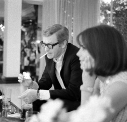 voxsart:Michael Caine.With Natalie Wood, 1966.