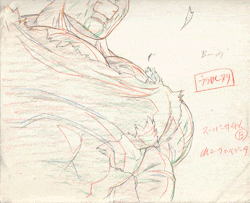 as-warm-as-choco:  Dragon Ball Z (ドラゴンボール) key-animation of Vegeta’s sacrifice by Toshiyuki Kanno (菅野 利之).