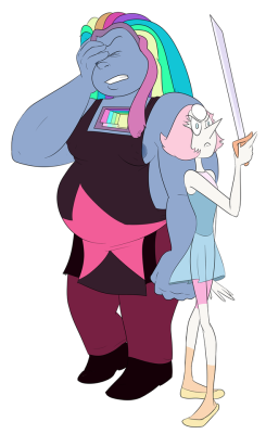 “You don’t have to ‘protect’ me from it, Pearl.”“Bismuth, these things spread lethal blood-borne diseases!”“I don’t have a circulatory system,”“But you’re carrying precious cargo! As the sire, this is my duty!”“*sigh* Pearl&hellip;