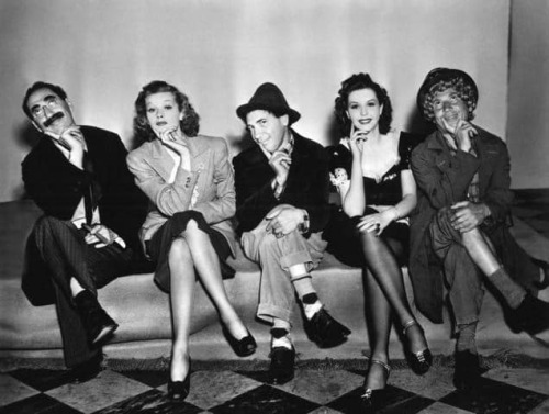 Groucho Marx, Lucille Ball, Chico Marx, Ann Miller, and Harpo Marx Nudes &amp; Noises  