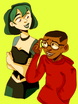 totaldramatrash: heres gwen and cameron for anon 