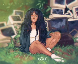 This was so relaxing to illustrate. #CTRL