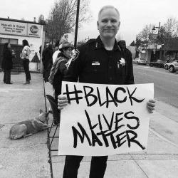 oswinstark: trashmouse:  brinconvenient:  sabbatine:  atsirhc:  smalllittlekitty:  The man holding this #BlackLivesMatter sign is Richmond (CA) police chief Chris Magnus, whose department has not lost an officer or killed a citizen since 2007, the year