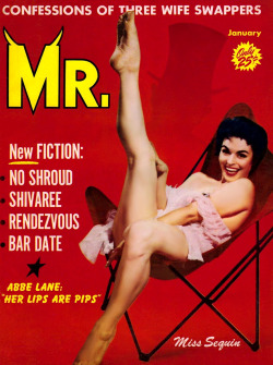 Sequin appears on the cover of the January 1958 edition of ‘MR.’ magazine..