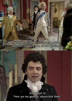 colorful-moonlight:  Black Adder is sassy as fuck  I adore Rowan in his Black Adder roles.