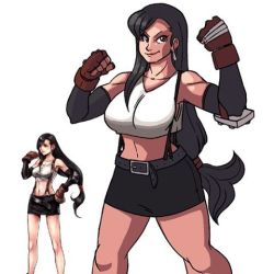 phons0: Drawing Tifa! Here’s a work in prog! #tifa #tifalockhart #finalfantasy7 #ff7 #art #wip #illustration  Finished version here: http://phons0.tumblr.com/post/135488135722/tifa-lockhart-group-art-challenge-stay-tuned-for 