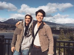 alwayschach-sprouseblog:  Cole, Kj Apa, Camila and Cassey together in Easter (Vancouver)… Thanks   kjapa   caseycott    camimendes   