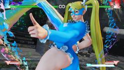fancifuldancingstar:  In-game screenshots of R. Mika’s alternate costume. It might be related to the story mode, especially since Zangief’s alternate costume seems to match hers, implying a possible tag-team within the game’s story. 