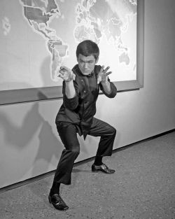 midcenturymodernfreak:  Kung Fu Weather Man! | Bruce Lee as Kato (unmasked) in the Green Hornet TV Series (1966-67) - Via: 1 | 2
