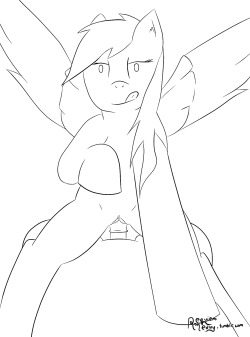 Some line art practice; I might color it later when and if I ever have the time to.