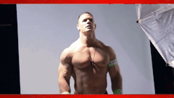 John Cena poses for the cover of WWE 2K15 (X)