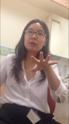 asianballs:  nuh slut doctor Lydia Wong. I told her about her zaogeng and she purposely use her tits to touch my hand. BEST!  50 reblogs for video of zg  