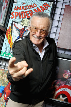 comicsforever:  Happy Birthday Stan Lee!!! // artwork by J.Scott Campbell (2012) Stan “The Man” Lee is turning 90 today. The longtime writer, publisher, editor and cheerleader for Marvel Comics has lived long enough to see their creations leap