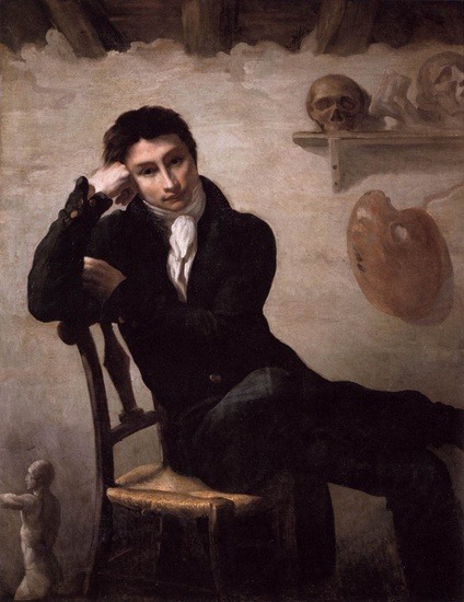 artist-gericault: Self-Portrait, 1820, Theodore Gericault