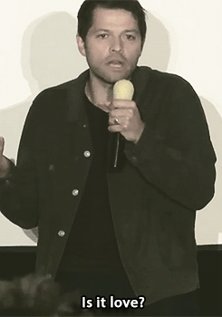 destielintheimpala:  &ldquo;It’s deep and meaningful and, y’know … Is it love? Probably. What does that mean? A million different things.&quot; - Misha Collins on Destiel x 