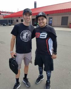 It was great meeting you @bozbros thank you for the tips and can&rsquo;t wait to ride with you soon!!! 🙌🏽 (📸 @jebus_777 ) #ericbostrom #bostrombros #professional #racer #jl99 #track #trackday #moto #motorcycle #32 #kawasaki #bmw #racing #triumph
