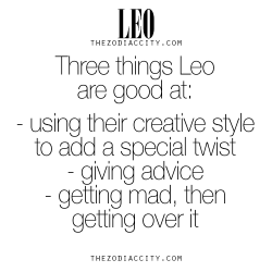 zodiaccity:  Zodiac Leo Facts. For more zodiac