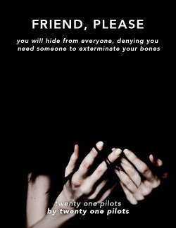 anahthema:  posters for every twenty one pilots song: self titled