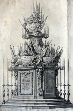 tenebrum:  Orazione funebre &amp; componimenti diversi per la morte dell’augustissimo imperadore de’ romani Francesco I., granduca VIII. di Toscana (1765).  