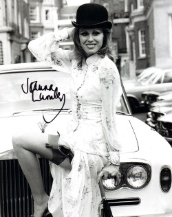 Joanna Lumley, 1976.