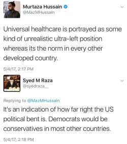 smitethepatriarchy: femtabulous:  smitethepatriarchy:   odinsblog:  A little international perspective on neoliberalism and our US healthcare system.  Under the leadership of the Democratic Leadership Council (aka Third Way), today’s “Democrats”