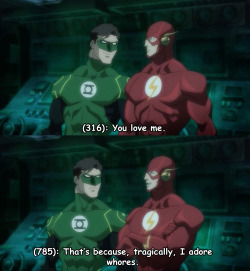 justiceleaguetextsfromlastnight:  (316) You love me.(785) That’s because, tragically, I adore whores.