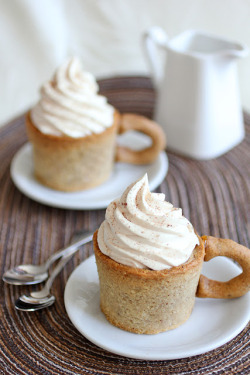 thecakebar:  White Chocolate with Baileys Coffee Custards on Cookie Cups