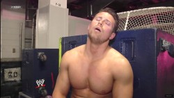 The Miz looks like he is enjoying himself! ;)   This has to be the hottest pic of The Miz I have on my blog! For the Anon asking ;)