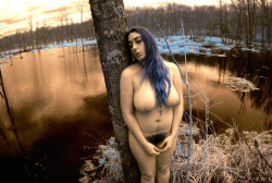 sifvika:  infrared portrait of me by Adam Image(Delaware Water Gap, NJ) 
