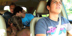 randyxboy:  Driver watches backseat gay orgy in rear view mirror 