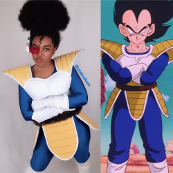 cosplayingwhileblack: Character: Vegeta Series: Dragon Ball Z Cosplayer: Otaku Skum Cosplay Links to her pages: Twitter / Instagram / Twitch / Facebook SUBMISSION  Excellent cosplay, 9001/10