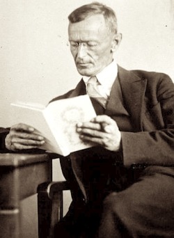 indypendenthistory:  Writer Wednesday featuring Hermann Hesse by Gret Widmann - 1927  It is not our purpose to become each other; it is to recognize each other, to learn to see the other and honor him for what he is. Hermann Hesse   
