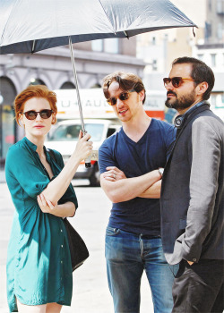 black&ndash;betty:  lovely-chastain:  &ldquo;Ladies &amp; Gentleman, may I introduce, The Disappearance of Eleanor Rigby!!! Heading to Toronto to join the cast and crew and ‘m very excited to debut the films. I met Ned Benson at the Malibu film festival