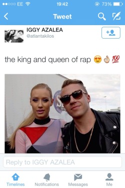 loveforamericanwilderness:  yyyoliii:  enemaroberts:    Bruh they need to chill; talking about they the queen and king 👋😒     