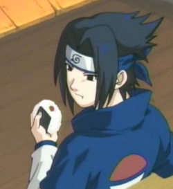 milejeevas:  thelillydachic:  grovyle:  secsebaybee:  grovyle:  Pictured: Sasuke Uchiha eating a jelly donut in solitude.  THAT IS A BEAN PASTE FILLED ONIGIRI YOU LITTLE SHIT!! Jesus-fucking-shit-on-a-shingle-Christ, do you not see the goddamn seaweed