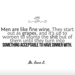 ðŸ·ðŸ‘Œ #menarelike #wine #grapes #acceptable #lol #dinner #stomp