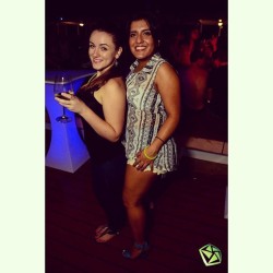 Our first crazy party mode experience !!!! ðŸ˜ðŸ˜‹ðŸ¸ðŸ˜±ðŸ˜‰ðŸ‘ðŸ‘¯ #InstaSize #bestfriends #boozeandcruise #invitemiami #partnerincrime #partymode #grandmamodeoff #turntup #toolive #biminisuperfast #wootwoot