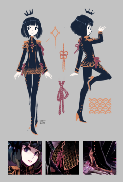 missusruin:deets from an old houseki no kuni fashion zine I was in last year