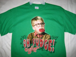 A Christmas Story: Ralphie with soap in his mouth. Oh Fudge!