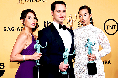 winchestersarrow:  Orange Is The New Black cast wins the award for Outstanding Performance