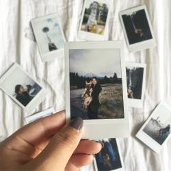 one of my favorite Polaroids taken on our trip through OR-WA. many thanks to @crailblock for taking Nala &amp; I on this adventure with you &amp; putting up with us! |🛣✨